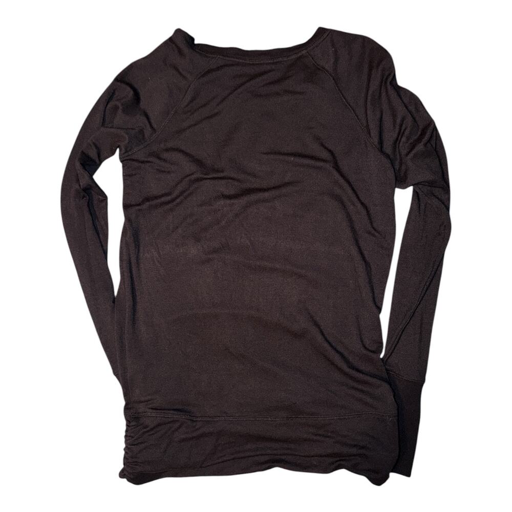 Athleta Women’s Small Long Sweatshirt Sweater Soft Modal Thumb Holes Tunic Top